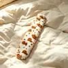Bolsa de agua caliente larga para llenar con agua tibia, calentador de manos para niña, almohadilla térmica para el estómago, pies calientes, cubierta de tela de felpa larga linda, segura