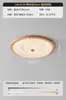Lámpara de Techo para Dormitorio Estilo Medieval de Gama Alta Simple Americana Retro Nogal Hogar Súper Brillante Protección Ocular Lámparas para Sala de Estudio