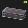 Caja Plástica Rectangular Transparente Caja Plástica Pequeña Caja de Empaque para Bastoncillos de Algodón Organizador de Almacenamiento de Objetos Pequeños con Tapa Ps Caja Pequeña Venta al por Mayor