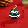 Pingente de resina de Natal Pingente de boneco de neve de resina de Natal DIY acessórios de joias Amazon fornecimento transfronteiriço