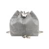 Bolso Bandolera Metálico de Diseño Exclusivo Tipo Cubo para Mujer, Bolso de Hombro Elegante de Moda y Versátil, Bolso Cruzado con Cadena Simple
