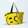 Bolsas Tejidas Transfronterizas de Fábrica, Bolsas de Compras Tejidas Impermeables Laminadas Personalizadas, Bolsas Tote Tejidas Publicitarias, Se Pueden Imprimir con Logotipos