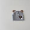 Gorro para Bebé Yipan Cuatro Estaciones Estilo Nuevo Cabeza de Oso Corazón Gorro sin Costuras para Bebé Gorro tipo Beanie para Recién Nacido