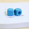 DIY Hecho a Mano Cuentas Cuadradas Cuentas Sueltas Pulsera Collar Material para Ensartar Accesorios Cadena para Teléfono Móvil Bolsa de Cuentas Sueltas Colgante Agujero Grande