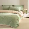 Conjunto de Roupa de Cama de Veludo Leite para Mãe e Bebê Classe A Quatro Peças Espessado Dupla Face para Outono e Inverno Antiestático Toque de Luxo Leve Alta Qualidade Roupa de Cama 3