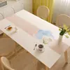 Mantel individual impermeable y a prueba de aceite con textura de cuero sintético atmosférico, mantel de PVC fresco y hermoso, protector de mantel para uso doméstico