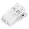 Porta-Notas e Documentos DIY Clipes de PP Autoadesivos Transparente Plástico Minimalista Clipe de Recado Guka Mini Clipe com Suporte Adesivo