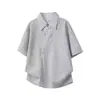 Camisa Polo de Manga Corta con Cuello Camisero para Hombre, Marca de Moda, Camiseta de Verano, Estilo Americano, Corte Holgado, Modelo Nuevo de Moda 2026, Top Versátil
