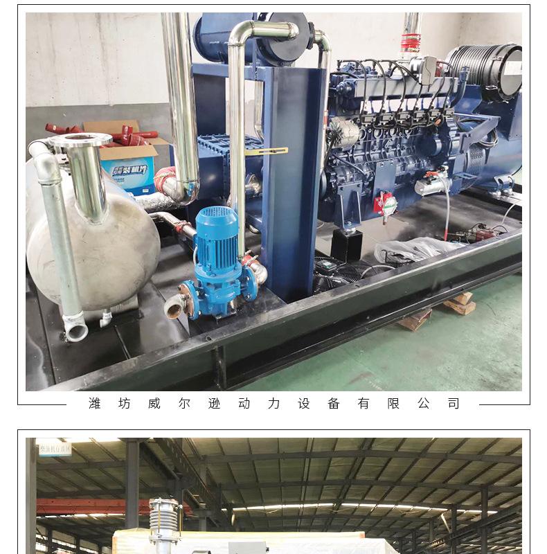 潍坊20305075100120150kw燃气发电机组天然气