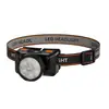 Linterna frontal de alto brillo transfronteriza, recargable, de larga duración, gran capacidad, linterna frontal con sensor para pesca nocturna en exteriores, batería de muy larga duración