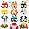 Máscara de Dibujos Animados de Fieltro para Niños Fiesta de Halloween Disfraz Maquillaje Máscara para Ojos Baile de Graduación Máscara de Anime