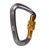 ZW Outdoor Aviation Alumínio 12kn Fio Bloqueio Escalada Fivela Escalada Quick Hang Hammock Yoga Spring Hook Mochila Fivela