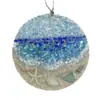 Apanhador de Sol de Vidro do Mar Mais Vendido Transfronteiriço, Item Decorativo Plano Romântico de Acrílico com Tema de Ondas do Oceano e Praia
