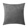 Funda de Almohada de Terciopelo de Color Sólido Más Vendida en Amazon Transfronteriza Funda de Cojín para Sofá de Casa Funda de Almohada para Cabecera Venta al por Mayor de Fábrica