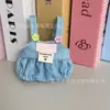 Roupas para Boneca de 14cm com Suspensórios Macacão para Cachorro de Pelúcia de 14cm Roupa de Substituição
