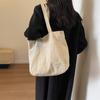 Bolsa de Commute para Alunos Classe 2026 Novo Modelo Grande Capacidade Nicho Ombro Único Transversal Leve Simples Cor Sólida Bolsa Tote