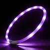 Collar Luminoso Led Collar para Mascotas Gato y Perro Suministros para Mascotas Luz Nocturna Luz para Pasear al Perro Collar para Perro Brillante Collar Intermitente USB