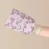 Guante de baño exfoliante duradero y simple, un guante de frotación de doble capa sin dolor para una limpieza fácil y la eliminación de piel muerta