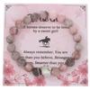 Nova Pulseira Listrada Rosa Transfronteiriça Pulseira para Festival de Música de Ágata de Cristal Rosa Pulseira de Coração de Pêssego Amizade entre Homens e Mulheres Amazon