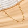 Collar de acero de titanio de verano que no se desvanece, amor femenino, mariposa, estrella, trébol de cuatro hojas, collar de acero inoxidable de alta calidad, joyería