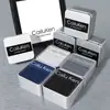 Ropa interior de hombre de algodón puro hecha a medida para exportación, entrepierna antibacteriana, calzoncillos tipo bóxer cómodos, empaque de caja de regalo de alta gama