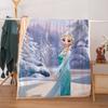 Manta de edredón de invierno rectangular casual portátil de doble cara Frozen para dormir