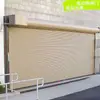 Porta de Rolo Elétrica em Liga de Alumínio, Porta de Garagem, Porta de Rolo Elétrica para Villa com Controle Remoto, Porta de Rolo em Aço Inoxidável