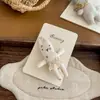 Pinzas para el pelo y gomas para el pelo de Conejo y Oso con Lunares, Rellenas de Algodón, Estilo Bosque de Dibujos Animados, Nuevos Accesorios para el Cabello Lindos en 3D para Niños, Diademas para Bebés