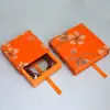 Caja Flotante Estilo Nacional Caja para Pulsera con Estampado en Relieve Caja de Empaque para Joyería de Pulsera y Broche Caja Flotante Floral para Joyería
