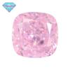 Huagang Gem 9A Light Pink Ice Flower Cut Fertilizante Quadrado Pedra Nua Zircão Alto Carbono Pedra Nua Anel Gema Diamante