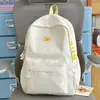 Mochila de secundaria linda y moderna con lazo, de gran capacidad, mochila de alto valor estético, bolsa escolar para niñas