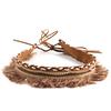 Chapéu de cowboy de fábrica pode ser combinado com cinto decorativo vestido cinto de roupa faça você mesmo chapéu de palha chapéu redondo acessórios de cinto cinto