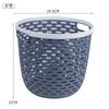 Cesta de Almacenamiento Redonda Portátil Wan Feng para el Hogar, Sala de Estar, Artículos Varios, Cesta Pequeña Organizadora, Cocina, Baño, Cesta de Almacenamiento para Objetos Pequeños