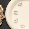 Barroco Assimétrico Forma Especial ABS Imitação Pérola Furo Reto Contas DIY Acessórios para Joias Artesanais Material Contas Soltas Venda por Atacado