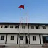 Mástil de Bandera Exterior Cuadrado para Empresas Acero Inoxidable 304 Mástil Cónico de Acero Inoxidable Mástil de Acero Inoxidable para Exteriores Super Resistente al Viento Personalizado