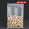 Bolsa de sellado automático octagonal multilateral de ocho lados transparente esmerilado bolsa de embalaje sellada para té perfumado té de salud alimentario