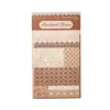 Notas Adhesivas de Alto Valor Serie Taller de Memoria Papel Tapiz Fresco Material Plano para Collage de Diario Notas Adhesivas 4 Estilos