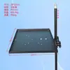 Bandeja de Placa de Som Extra Grande, Acessórios para Tripé de Transmissão ao Vivo, Rack de Armazenamento de Metal, Suporte para Laptop, Bandeja para Projetor