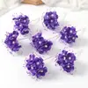Malha Tridimensional Pérola Flor Pequena Estilo Antigo Grampo de Cabelo Acessórios de Flor DIY Broche Feito à Mão Materiais Caixa de Presente Acessórios de Embalagem para Presente