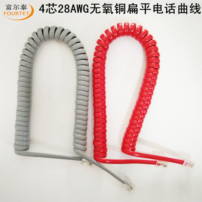 4芯扁平电话曲线 6