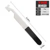 Herramienta de bombero de acero inoxidable con mango largo, palanca multipropósito, pinza portátil para huecos de puerta de cartera, herramienta manual de reparación