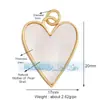 M07 M41B Acessórios de joias DIY amor estrela concha pérola cor zircônia pingente