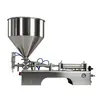 Venda Direta de Fábrica Máquina de Enchimento Quantitativo Pequena Semiautomática Máquina Pneumática de Enlatamento de Pasta Líquida Molho Suporta Personalização
