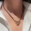 Collar Vintage Año del Caballo para Mujer 2025 Modelo Nuevo, Lujo Ligero, Elegante, Gama Alta, Estilo Largo Accesorio de Cadena para Suéter de Otoño e Invierno