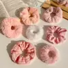 Laços de Cabelo de Pelúcia Espessos para Outono e Inverno Simples e Versáteis Tiaras de Conto de Fadas Acessórios de Cabelo de Tricô de Alta Qualidade Elásticos Estilosos