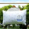 Secador de almohadas para el hogar, tendedero a prueba de viento para balcón, bolsa de red plegable multifuncional para secar almohadas y juguetes