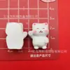 Serie de Gatitos Blancos con Temática de Comida Lindos de Dibujos Animados Accesorios de Resina DIY Pasadores Decoraciones para Fundas de Teléfono Materiales