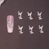 Acessórios Populares de Laço de Liga com Fita para Unhas 3D DIY Kit de Material para Brincos Acessórios Decorativos de Unha Vestíveis