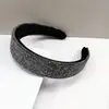 Diadema de Moda de Lujo Ligero con Diamantes Completos Transfronteriza Europea y Americana Estilo Francés Retro Compacto Aro de Perforación de Agua Nuevos Accesorios para el Cabello