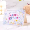Serie Feliz Cumpleaños Tarjeta de Felicitación Tridimensional Floristería Repostería Literario Dibujos Animados Graffiti Bendiciones Tarjeta de Cumpleaños Escrita a Mano